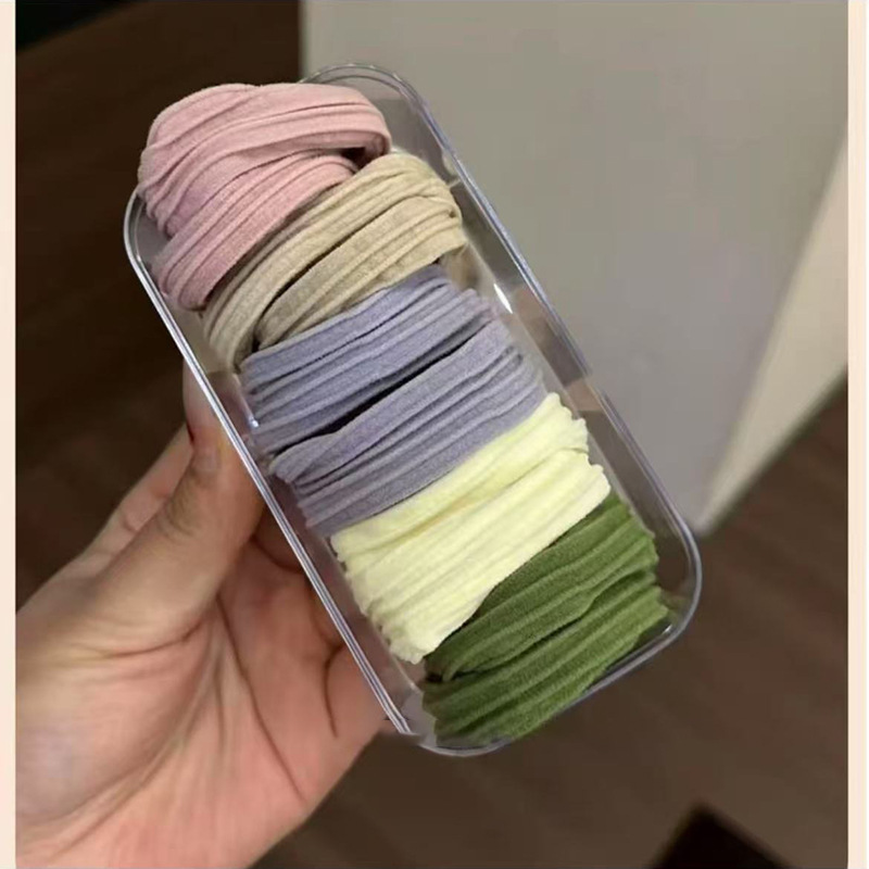 El lazo para el cabello del bebé no daña el cabello, banda de goma pequeña, cuerda para la cabeza, banda de goma elástica alta, cuerda para el cabello para niñas, tocado, accesorios para el cabello para niños al por mayor