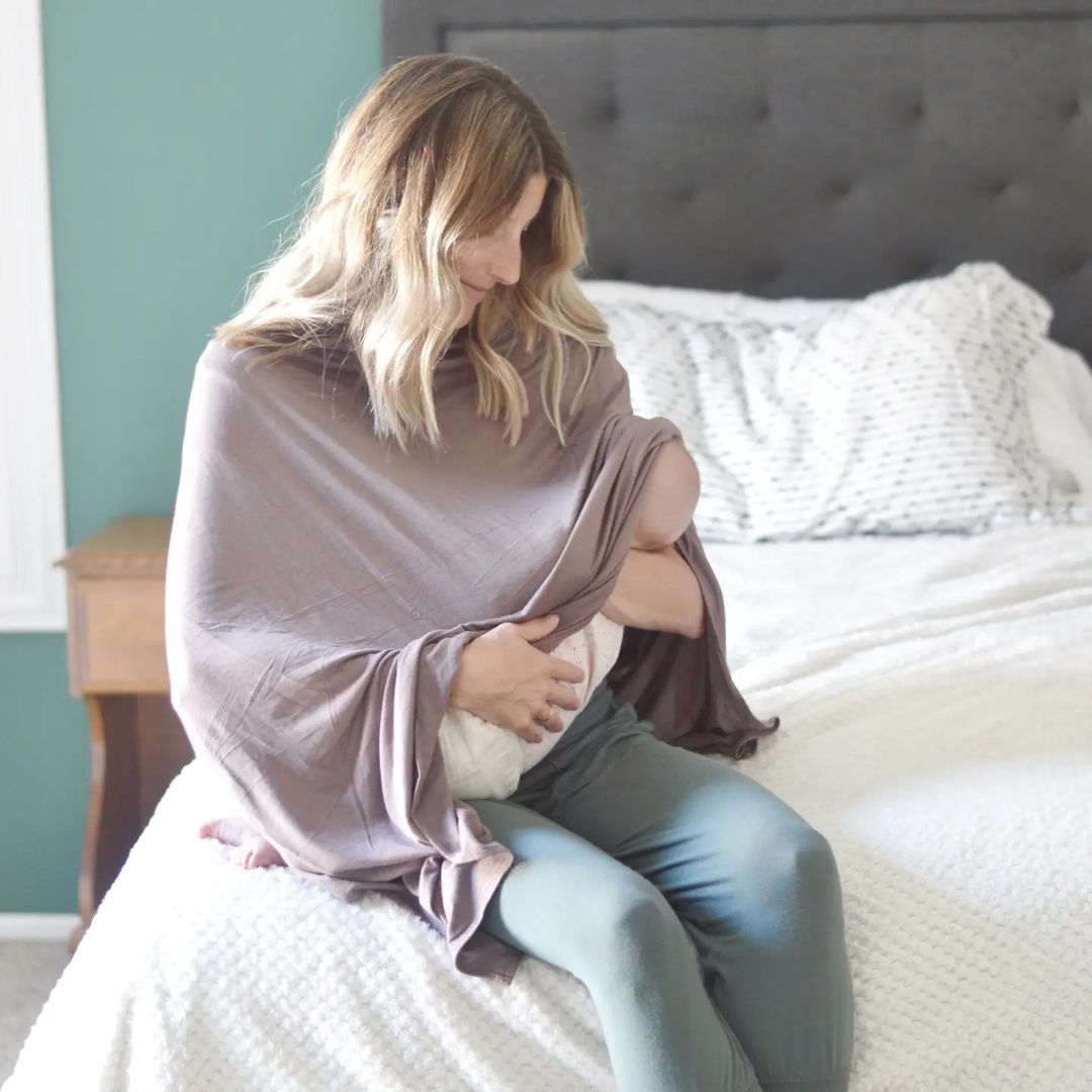 201701 фиолетовый кормящих полотенце