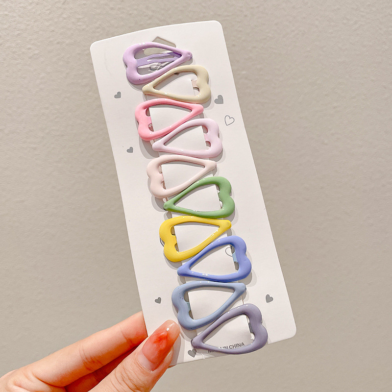 Nuevo clip de BB dopamina de color estrella de pentaco pequeño clip de cabello para niños tocado para niños lindos bordes laterales clip de cabello