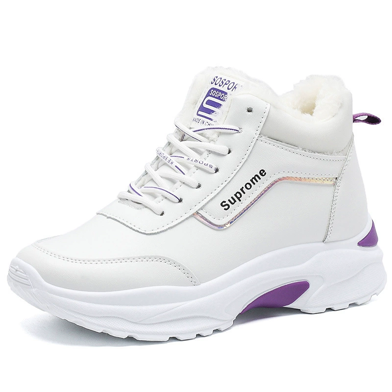 Winter high warm sports shoes, casual footwear platform
