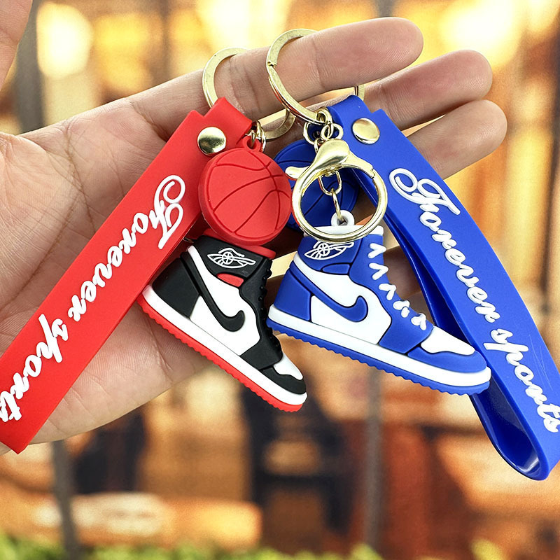 Aj Shoes Sneaker Model Keychain Stereo Nike Shoe Pendant Basketball Pendant Small Gift Keychain Wholesale