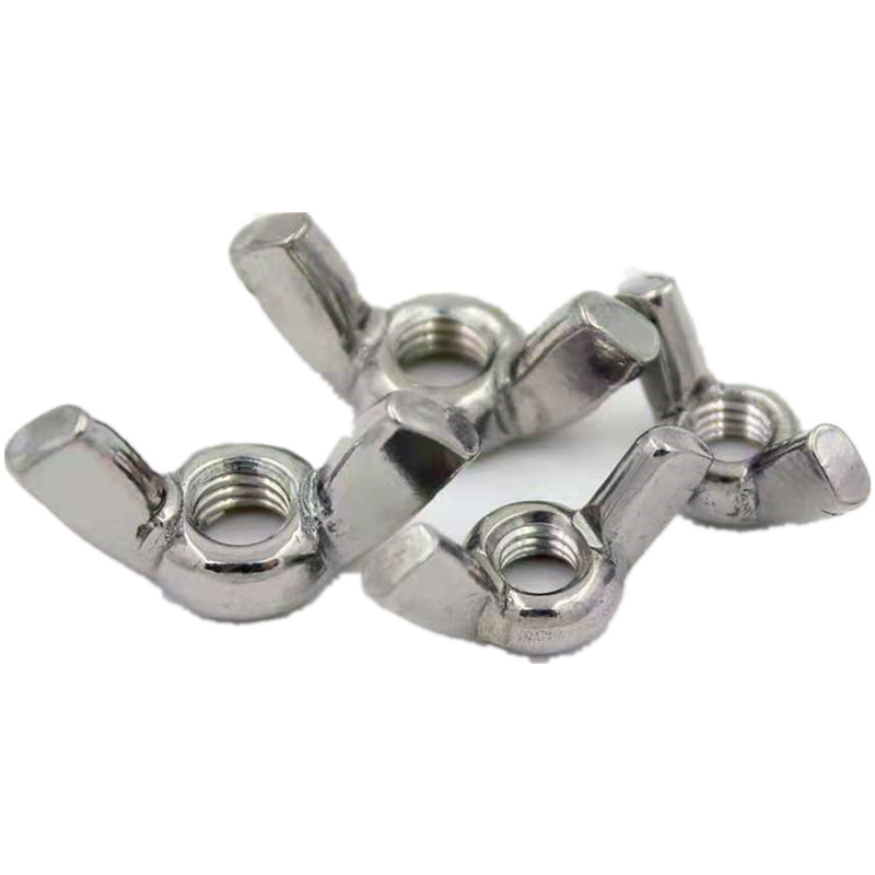 铁镀锌蝶形螺母 蝴蝶型螺帽 元宝羊角手拧螺丝帽M4-M12