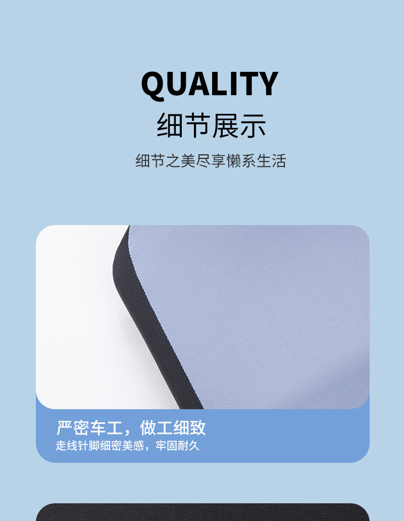 Source Factory Car Lumbar Support, Long-Term Driving Without Fatigue, Universal Memory Foam Lumbar Support for Vehicles, Customized
