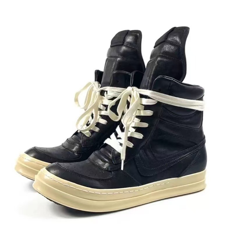 RO 22fw インテリジェントモデル マルチカラー RICK 自立メインライン 新レザー OWENS ハイカットニッチシューズ|undefined