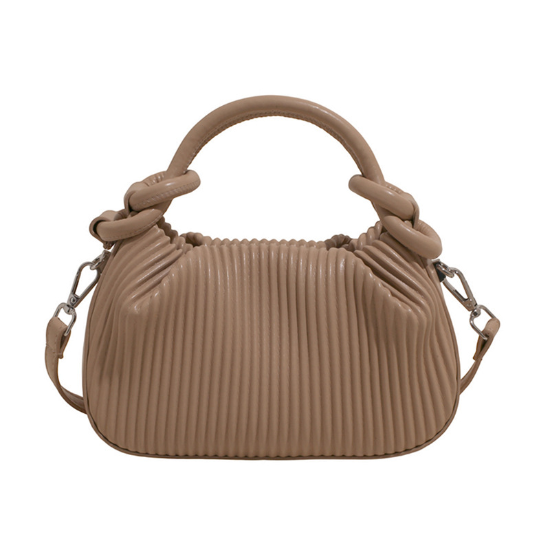 Versión coreana del bolso de nicho 2025 verano nuevo bolso femenino bolso de hombro fresco simple bolso de mensajero a rayas de moda