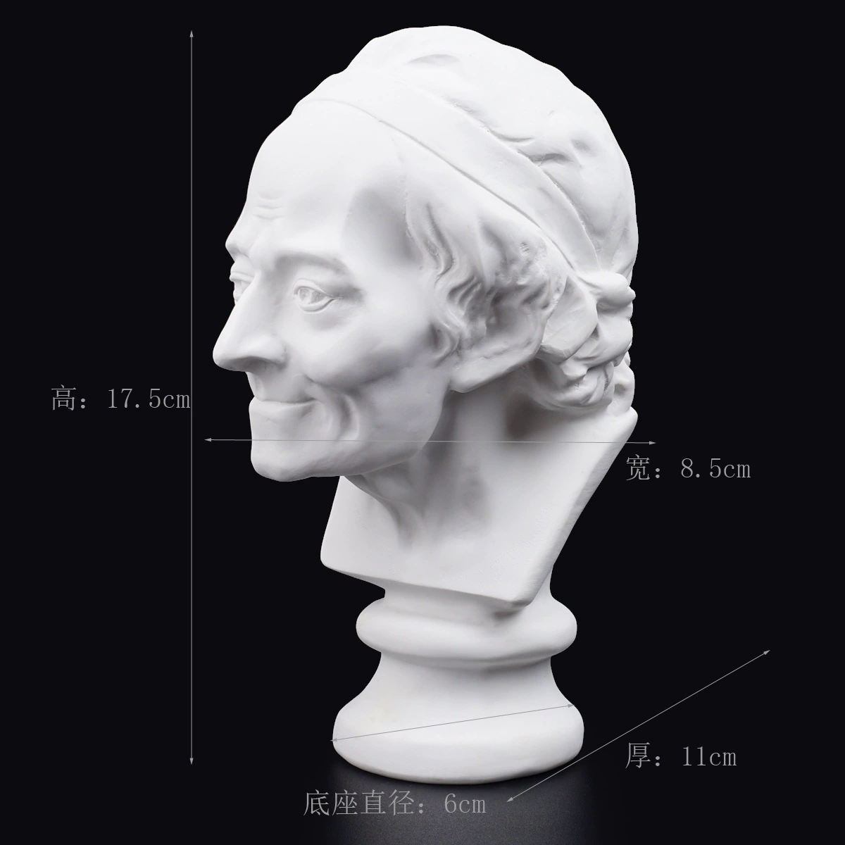 Gypsum avatar art sketch teaching aid sketching practice home decoration art carving window decoration