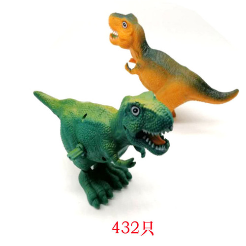 Chain-driven dinosaur wind-up toy, simulated animal toy, jumping dinosaur, children's gift, retro gadget