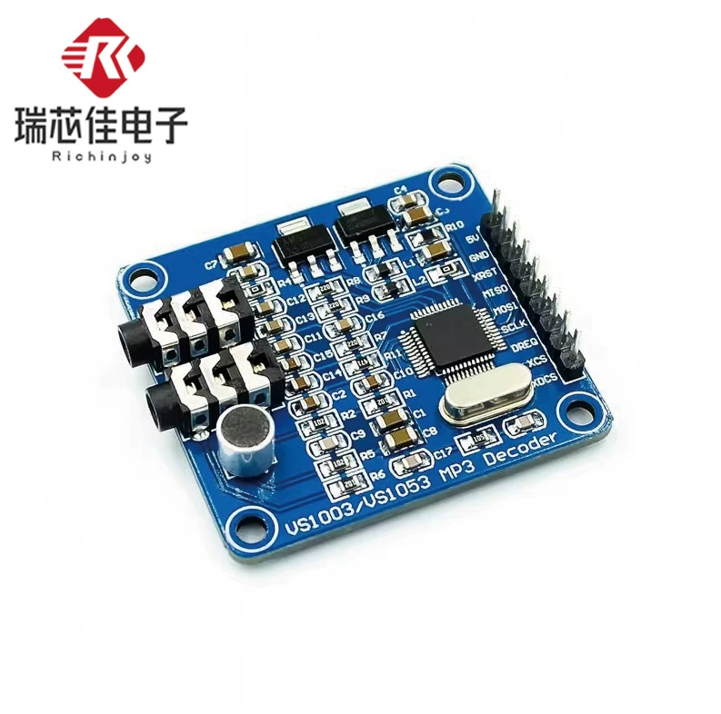 VS1003B Модуль декодирования MP3, микрофон STM32, аксессуары для макетной платы микроконтроллера, модуль 1003B