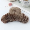 TCB-946 Rabbit Fur-Leopard Brown
