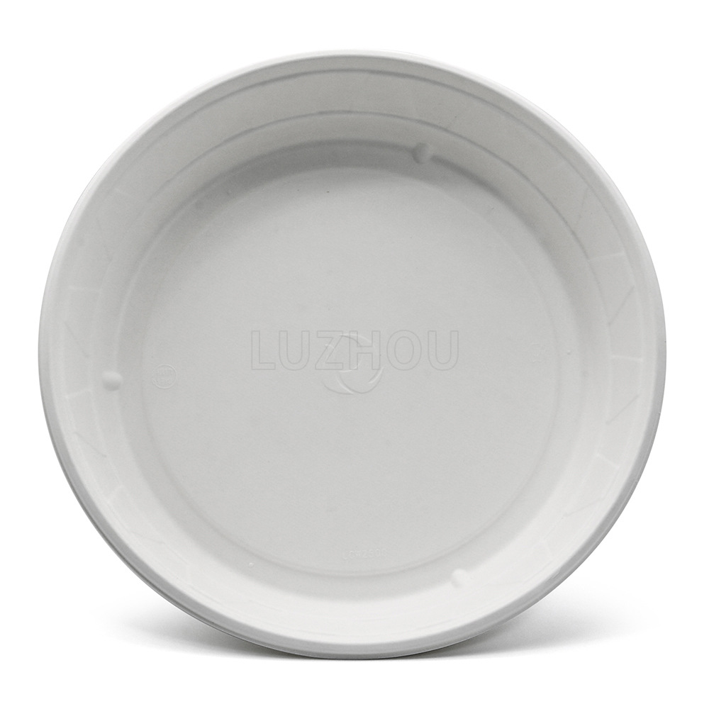 Shaogeng oasis fábrica al por mayor de la caña de azúcar desechable protección del medio ambiente vajilla 2500ml en forma de diamante tazón de verduras compostable