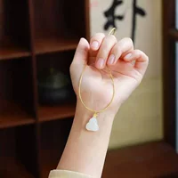 Магазин фабрики Hetian Jade, изделия из нефрита, натуральный нефрит Синьцзян Хэтиан, материал Цинхай, жир ягненка, белый нефрит, подвеска в форме тыквы