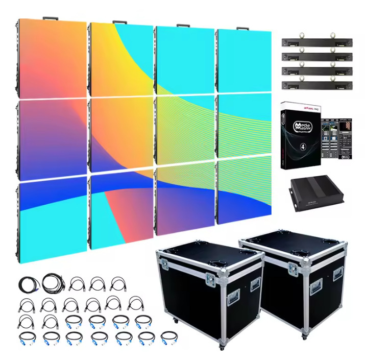 跨境 led display 户外全彩色LED租赁显示屏p1.95p2.6p2.9p3.91|undefined