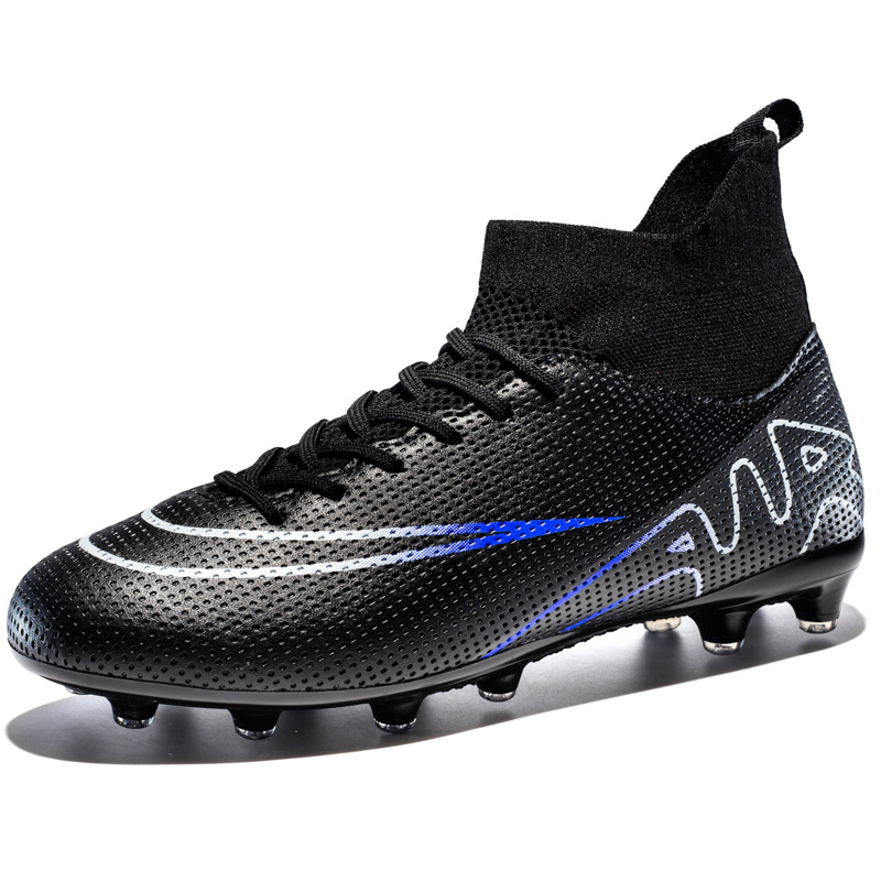 Nuevos zapatos de fútbol profesionales transfronterizos de alto nivel, zapatos de fútbol TF, zapatos de entrenamiento especiales de clavos, zapatos de fútbol para hombres