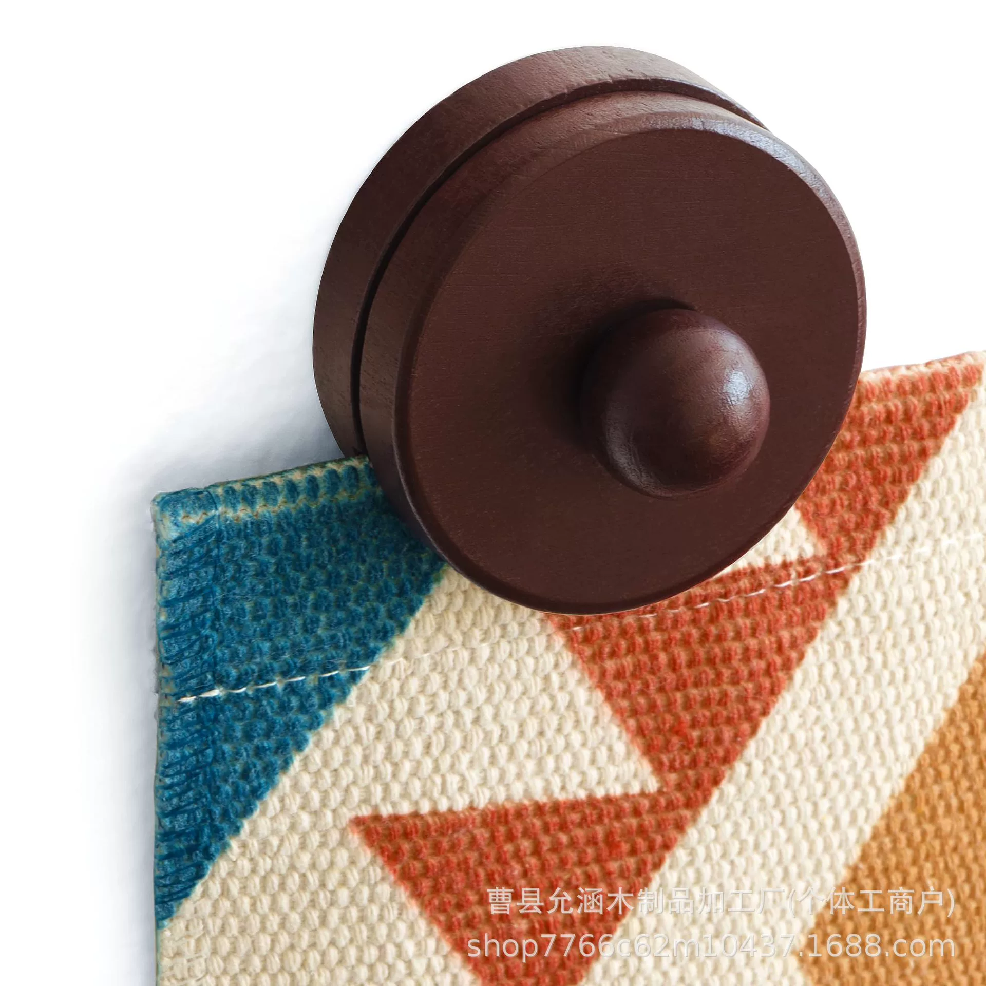 Трансграничный деревянный настенный зажим настенный ковер зажим ковер дисплей крюк круглый гобелен вешалка стеганое одеяло крючок