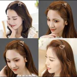 新款简约金属发夹头饰爪夹大爪子鲨鱼夹网红刘海夹后脑勺发卡批发