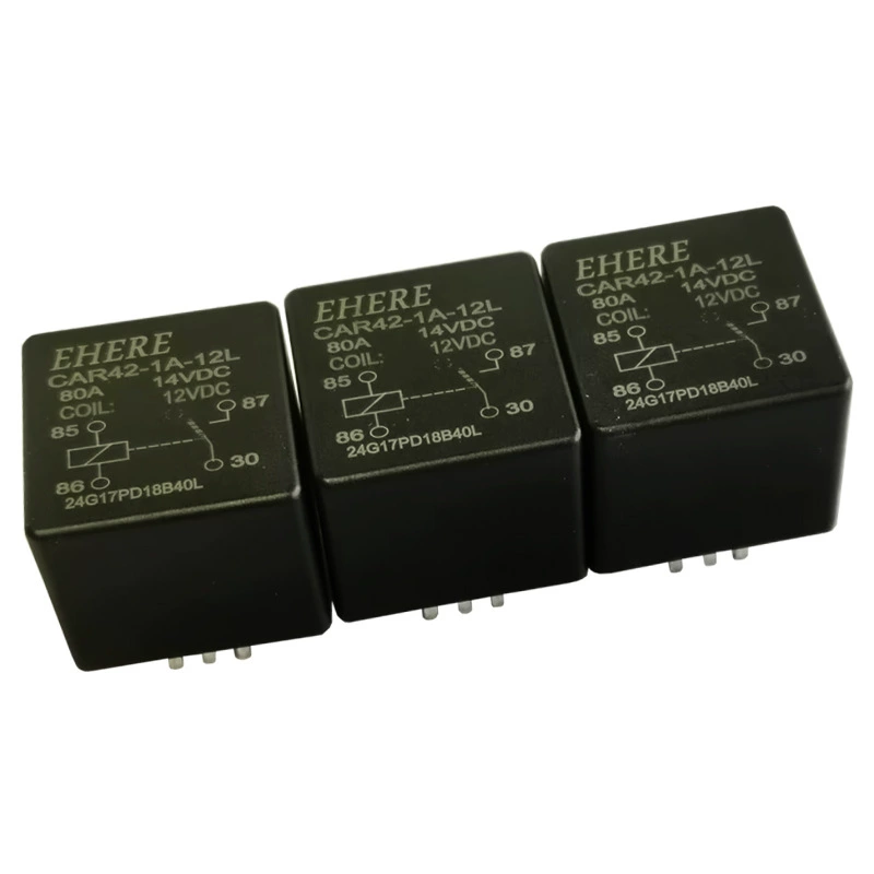 DC реле для аккумулятора, 80A, 1A, 12V