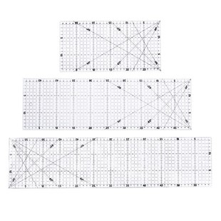 Acrylic Sewing Ruler Black Square Transparent Square Ruler Tailoring Clothing Pattern Making Tools and Materials