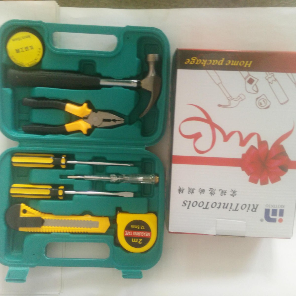 汽车用品9件套家用工具套装 车用五金工具 9PC工具箱车保险礼促销