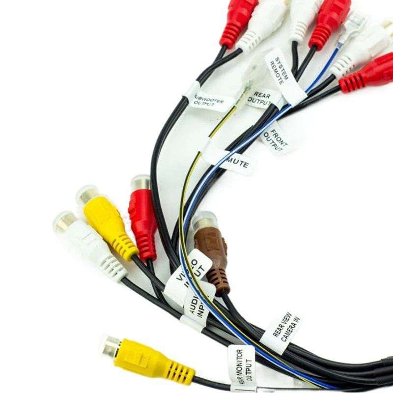 Автомобильный аудиопровод, подходящий для пионера жгута проводов RCA AVIC-F900BT и AVIC-F90BT передача RCA