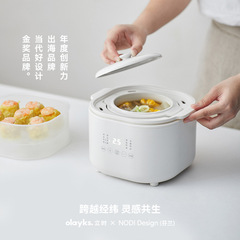 オレイクス 瞬間電気蒸し器 燕の巣蒸し器 小型スープ鍋 おかゆ調理器 家庭用 電気蒸し器