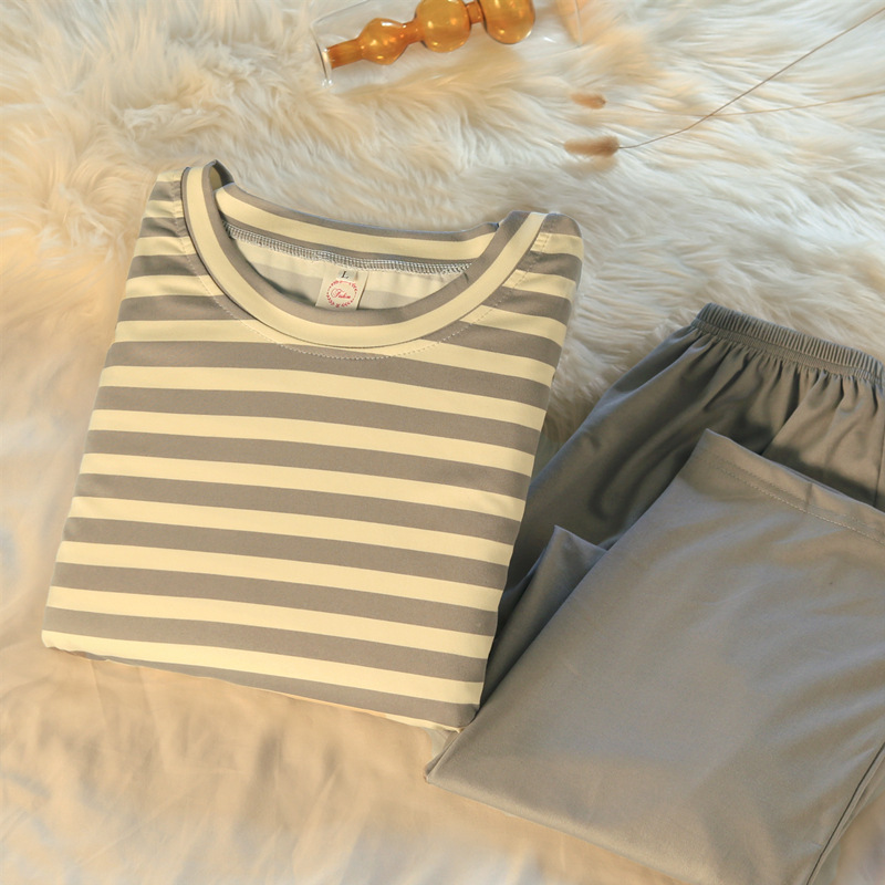Conjunto de Pijamas para Mujer de Poliéster, Cómodo, para Casa