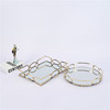 Square storage system, metal pendulum, jewelry, mirror effect