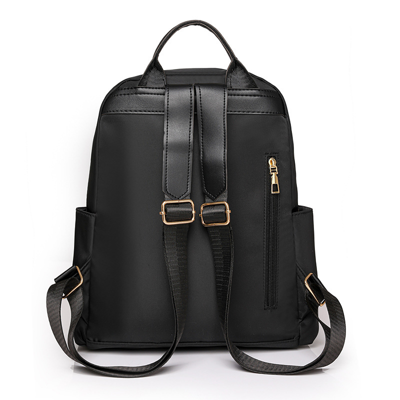 Bolso de las mujeres 2024 nuevo estilo coreano mochila de nylon de moda simple urbano de viaje mochila