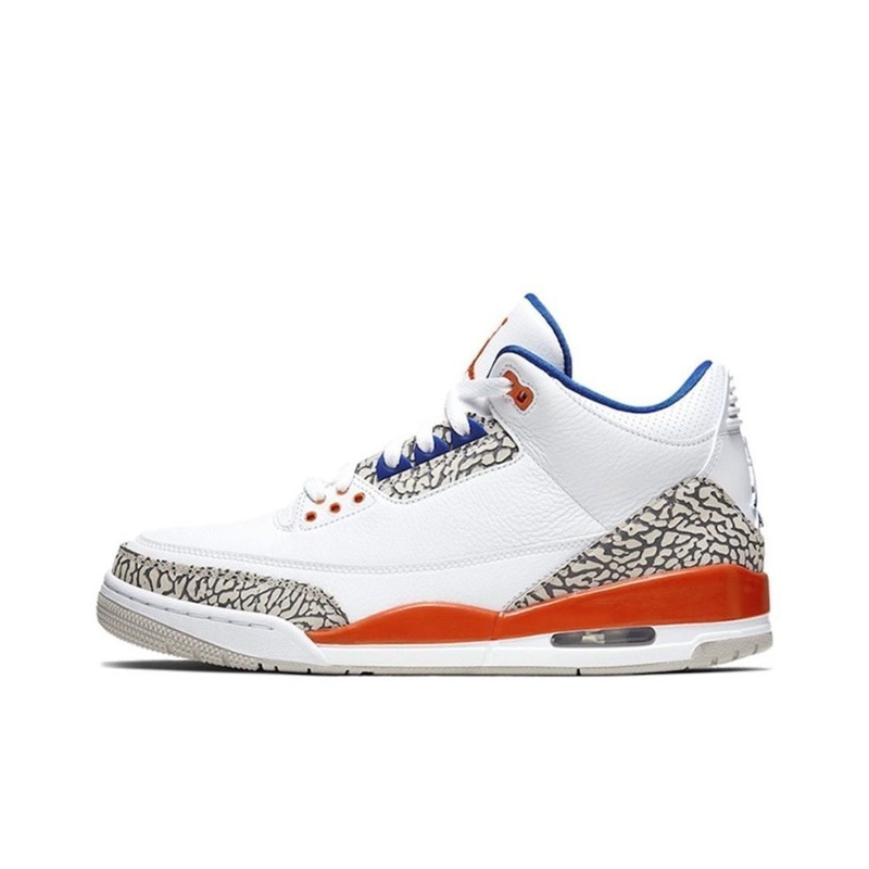 莆田靴純正オリジナル牛革本革バスケットボールシューズ男性と女性のための Air AJ3 ホワイトセメント共同ブランドレトロスポーツシューズ|undefined