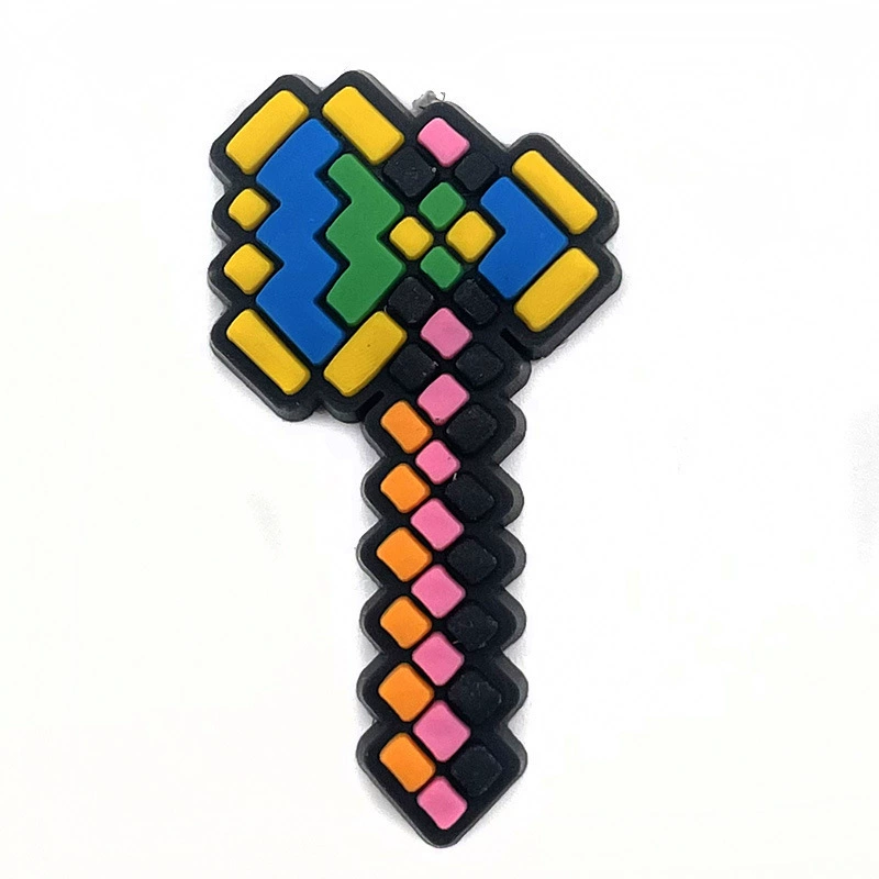 Подвески Jibbitz My World Series Minecraft для обуви Crocs, набор 18 дизайнов