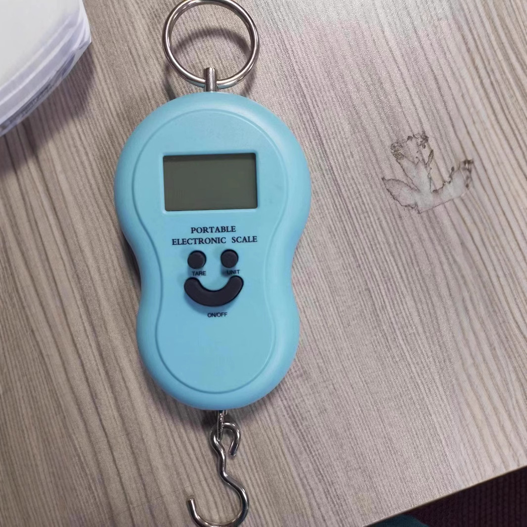 50kg retroiluminación escala de elevación escala portátil escala electrónica portátil escala de paquete expreso escala de equipaje