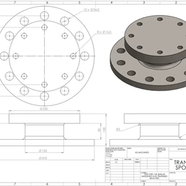 CNC加工;法兰盘;带轮