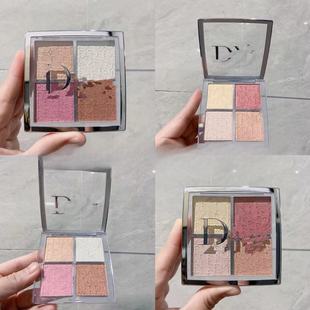 Popular Cross-Border Foreign Trade Makeup Dijia Backstage Embossed Four-Color Highlighter Palette 001 # 002 # 003 # 004 #
