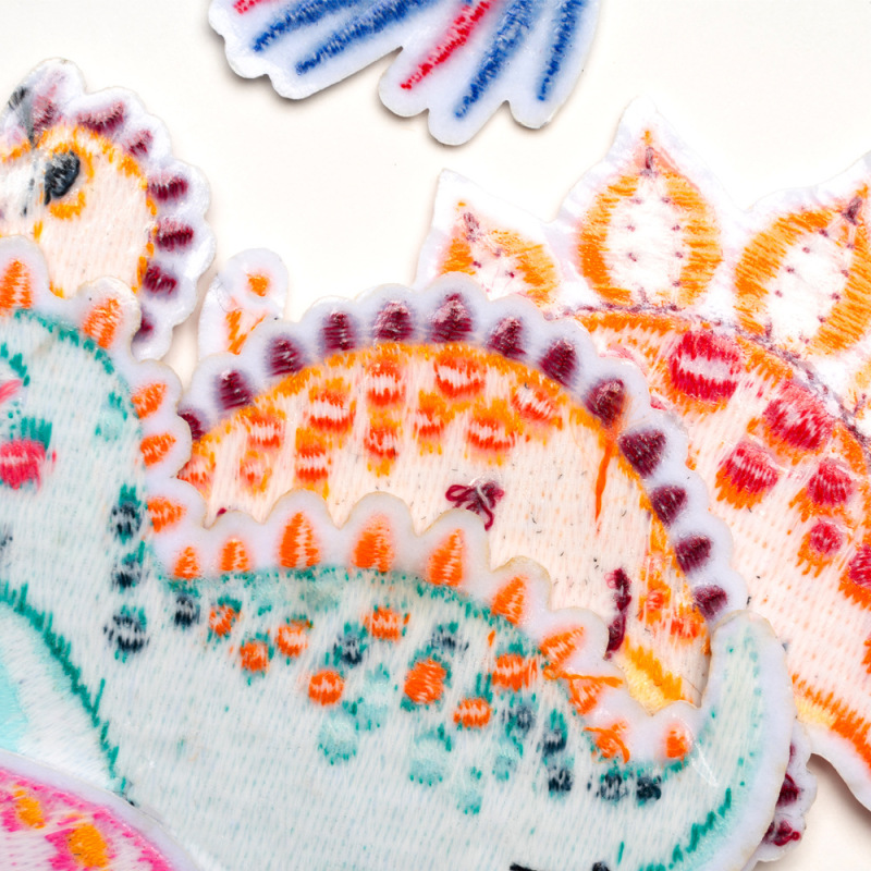 オリジナル恐竜コンピュータ刺繍かわいいアニメ動物刺繍布貼り服装補助材料diy破穴パッチバックゴム|undefined