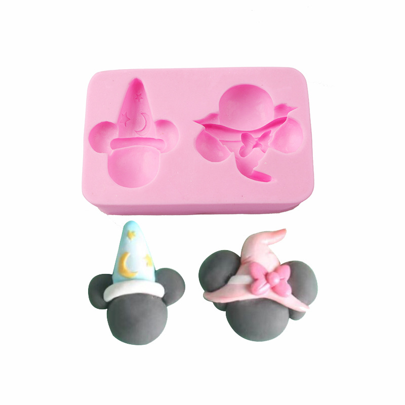 Oso de dibujos animados aromaterapia molde para hornear DIY epoxi decoración la torta del molde chocolate fondant Silicona
