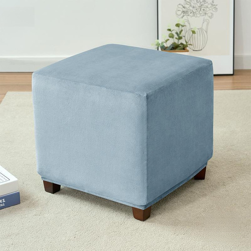 Yunnan Duntao Fabric Small Round Footstool Cover, Small Round Footstool Seat Cover, Small Square Bench Cover, Universal One-Piece Cover