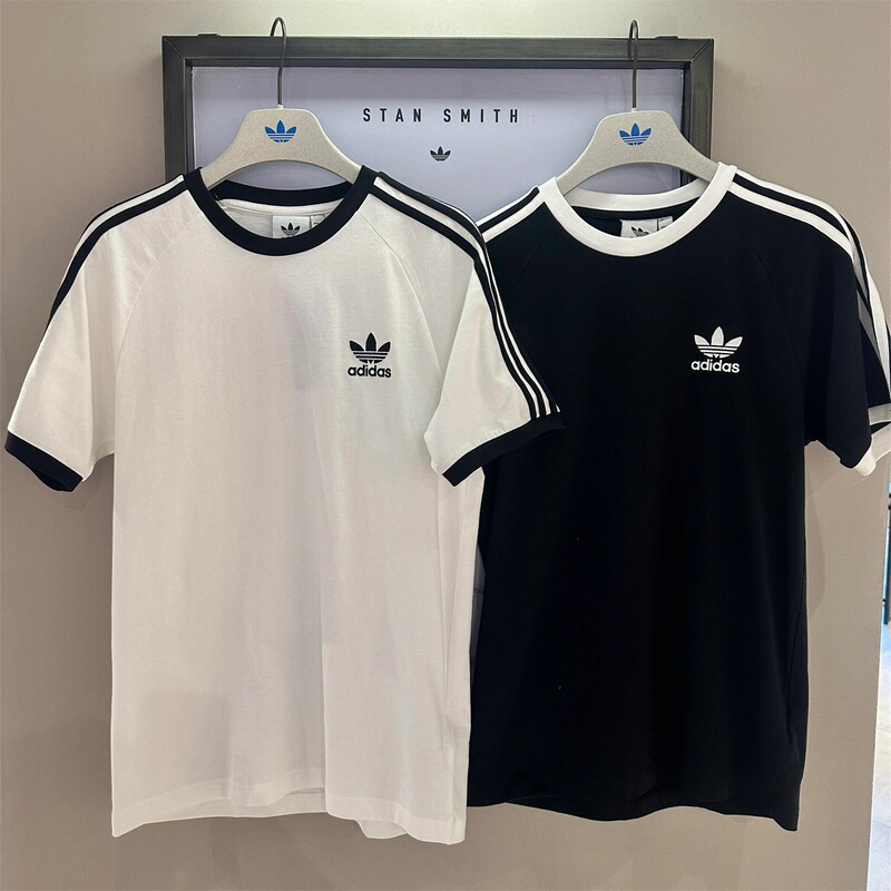 Men's Short-Sleeve Casual T-Shirt 2026 Adidas Three-Leaf Embroidered Logo In Stock for Cross-Border Sales Men's Short-Sleeve Casual T-Shirt 2026 Adidas Three-Leaf Embroidered Logo In Stock for Cross-Border Sales