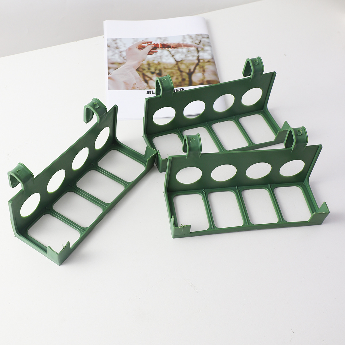 Plataforma floral plataforma de conferencias ramo de flores canasta de flores colgante soporte de plástico base de barro de flores suministros de florista