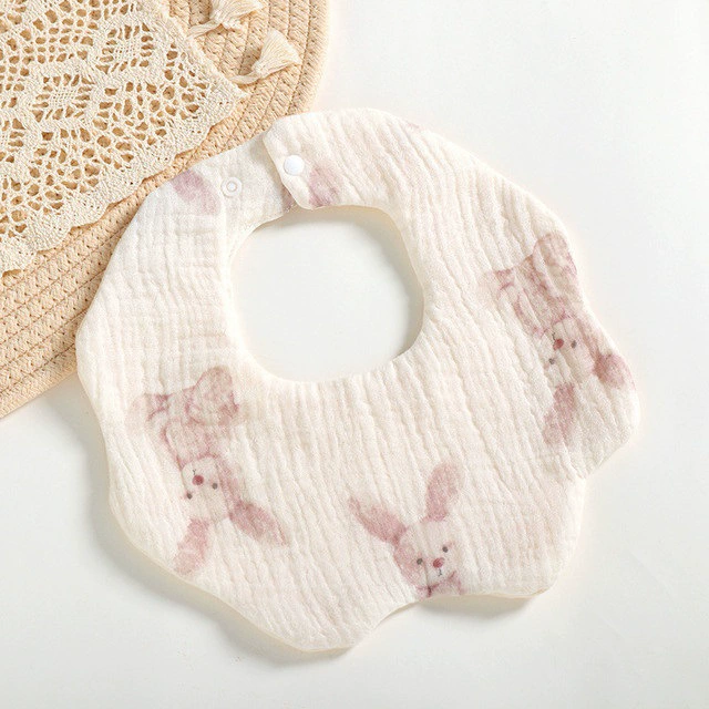 Хлопковый слюнявчик для младенца GAUSE BABY, однотонный, новорожденный, прокладка