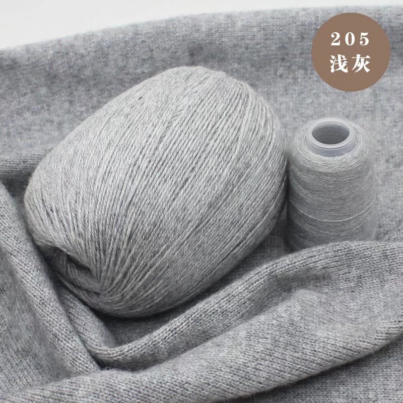 Hilo de Cachemira tejido a mano al por mayor bebé anti-pilling conejo lana medio grueso lana DIY lana tejida bufanda suéter