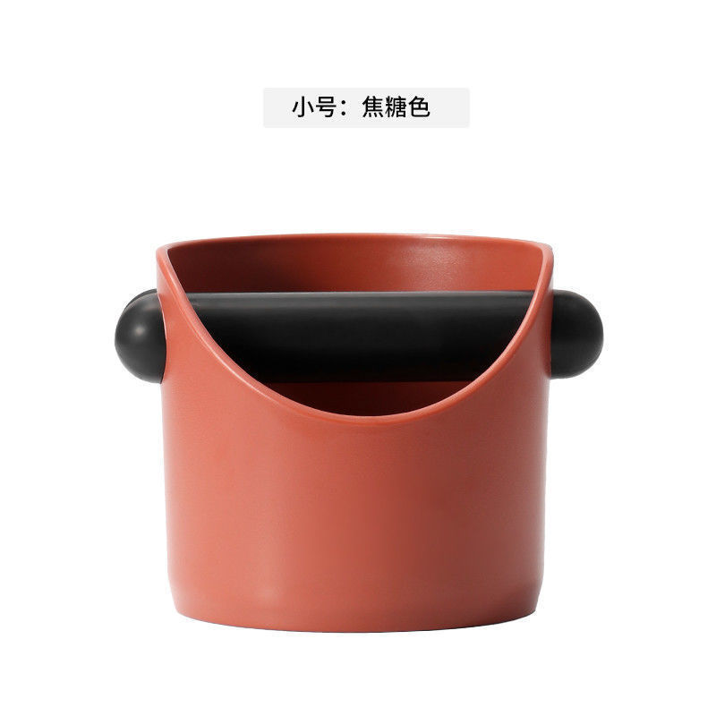 半自動コーヒーマシンミニパウダー樽叩きかすボックス厚いプラスチック家庭用コーヒー円形パウダーバケツ収納ツール|undefined