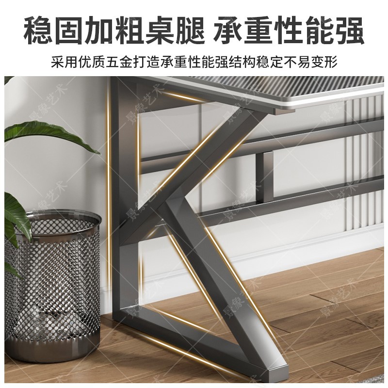 Mesa de computadora de escritorio doméstico moderno y simple escritorio de dormitorio estante de escritorio integrado de mesa de deportes electrónicos