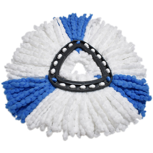 Suitable for vileda o-cedar triangular disc rotating mop head, fiber replacement cotton yarn head, mop accessories