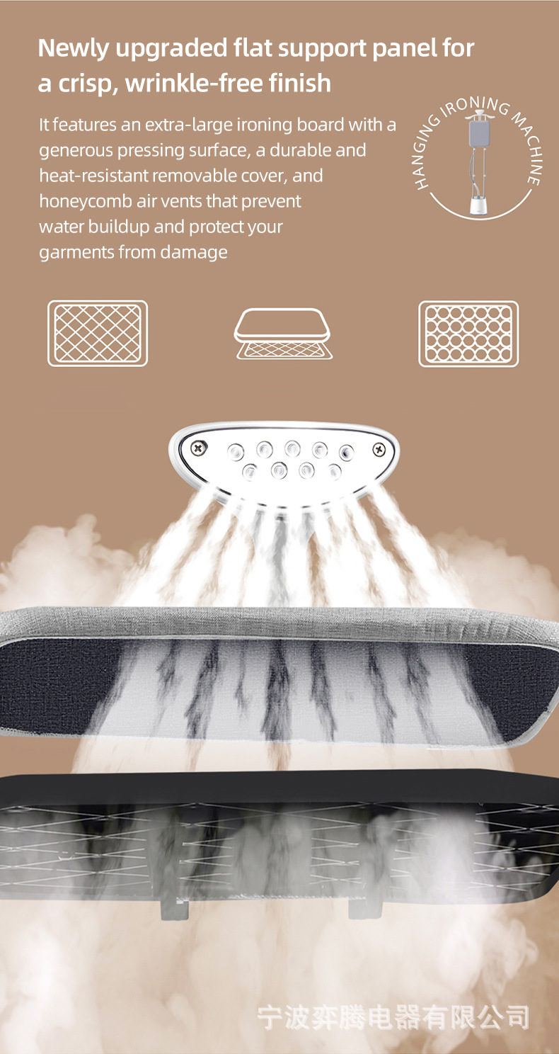 High-power Standing Garment Steamer蒸汽熨衣机欧美英规现货