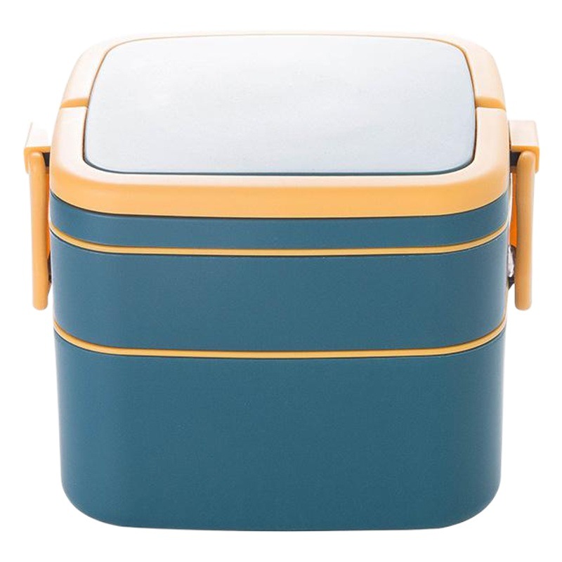Lonchera Multifuncional Estilo Japonés, Plástico, Portátil, Multicapa, Aislada, Conserva la Frescura, Apta para Microondas, Grado Alimenticio