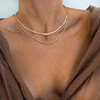 Fashionable base chain with pigtail, necklace, European style, Amazon, simple and elegant design