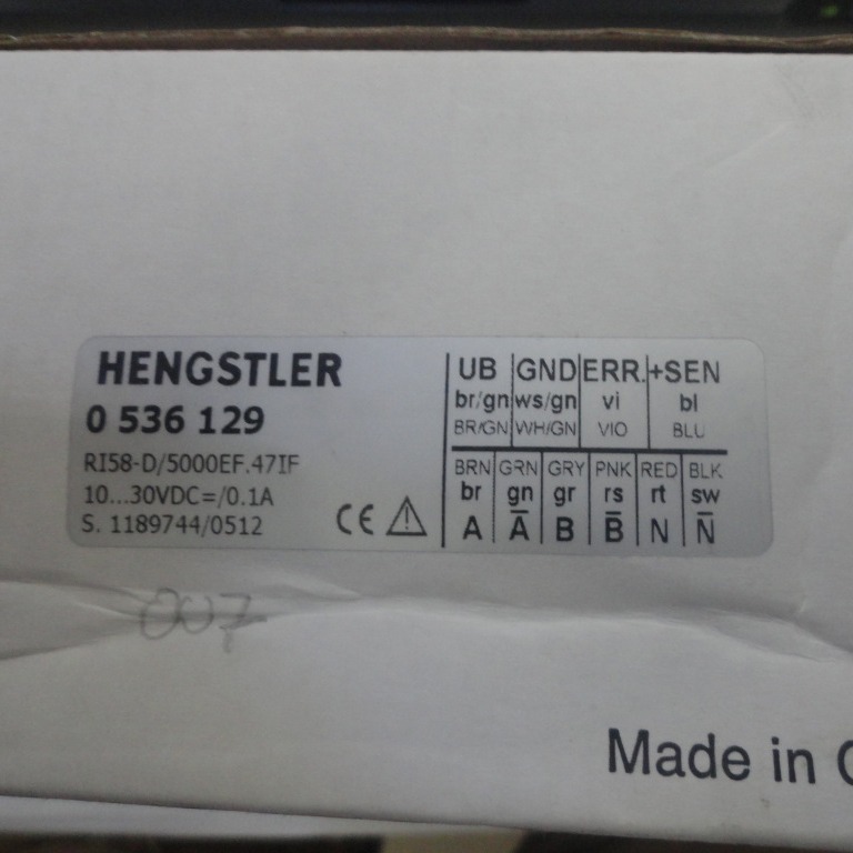 HENGSTLER  编码器  RI58-D-5000EF-47IF   0536129先咨询再订期
