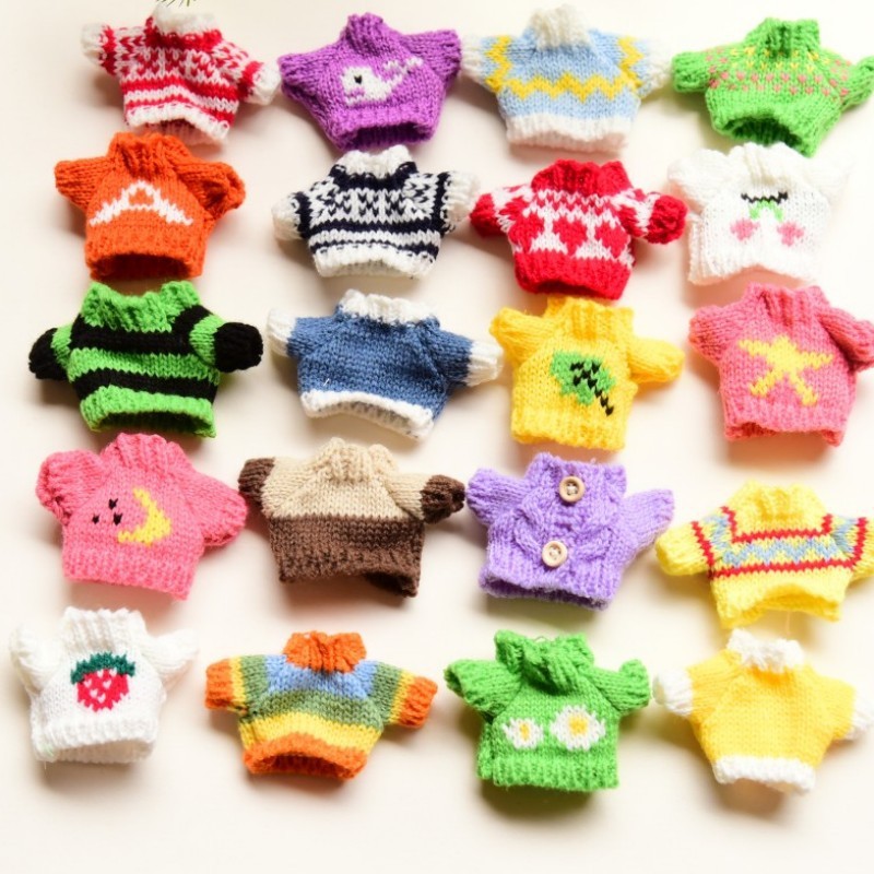 Internet red mini elf clothing pendant clothes suit bear replacement clothes doll accessories wholesale small sweater women