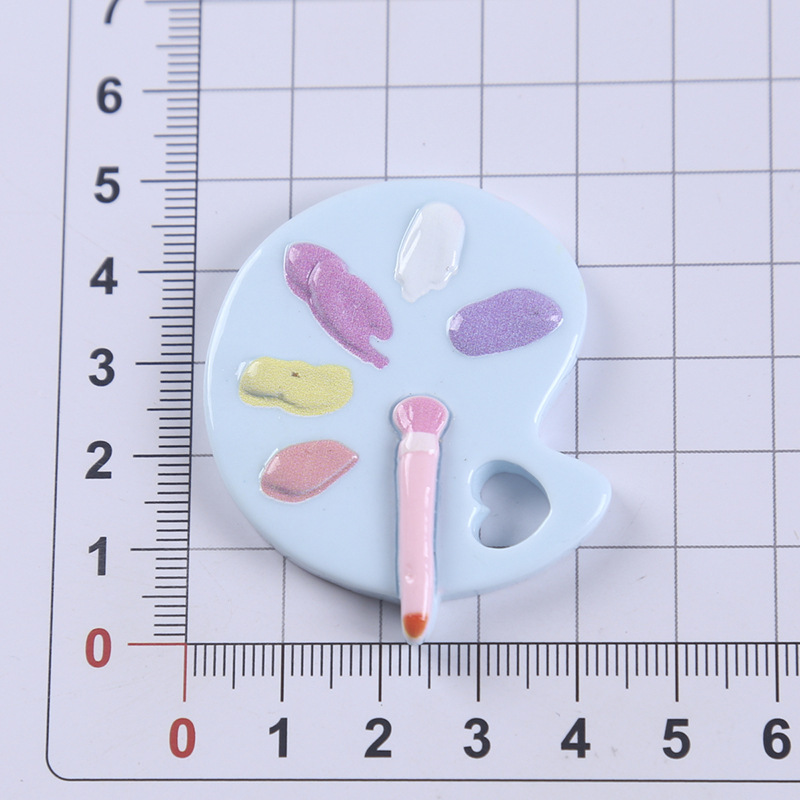 多色细闪画板卡通手工diy奶油胶树脂小配件洞洞鞋扣饰品材料批发|undefined