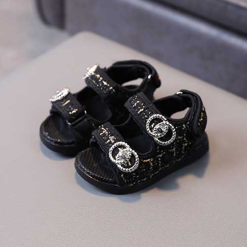 Children's sandals summer new style boys 1-5 years old girls sandals adjustable source manufacturers foreign trade wholesale