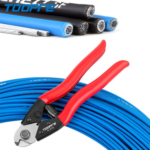 TOOPRE Mountain Bike Cable Pliers Bicycle Cable Cutter Pliers Brake Transmission Cable Pipe Inner Wire Multi-Function Pliers